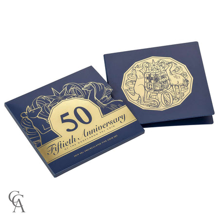 2019 50th Anniversary of the Dodecagon 50 Cent Coin Set