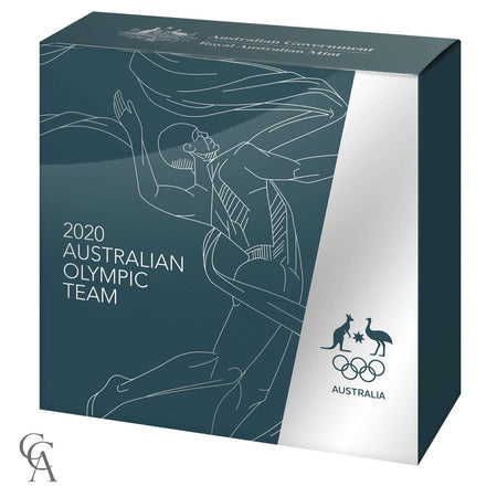 2020 Australia Olympic Team $5 1oz Fine Silver Proof Domed Coin