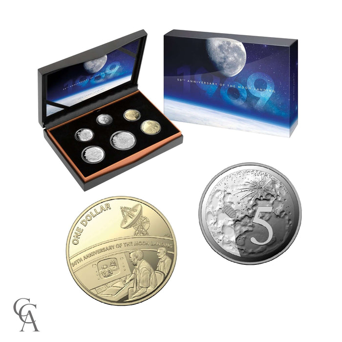 2019 50th Anniversary Of The Moon Landing Six Coin Proof Set