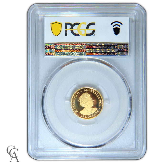 2020 $10 'C' Mintmark Gold Proof Coin - Eureka! Australia's Gold Rush